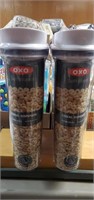 Cereal dispensers (1 cracked)
