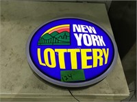 NY Lottery Sign
