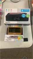 Capello window clock and Qi wireless charging