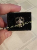 Sterling boy scout ring. About a sz 6