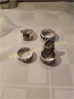 Group of 5 sterling rings. Marked and some signed