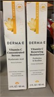 2 Derma•e - A bottle of Serum and A bottle of