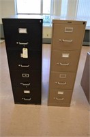 (2) METAL FILE CABINETS