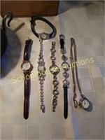 Group of 6  ladies watches.