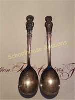 Pair of Campbell's soup spoons. International