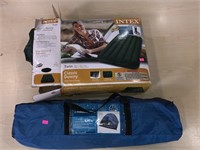 Lot - 3 Person Tent, Intex Twin Air Mattress