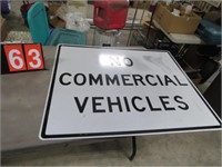 NO COMMERCIAL VEHICLES SIGN