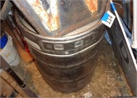 metal beer keg