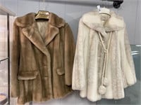 Pair of women’s fur coats.