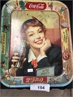 Vintage 1953 Coca - Cola serving tray.