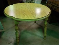 Heavy oak table