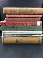 Nine vintage children’s books.