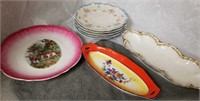 China plates and celery dishes