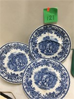 vintage portioned plates