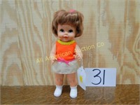 1967 BABY SMALL WALK BY MATTELL 11" DOLL