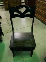 Wood chair stepstool
