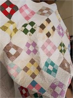 Handmade full size quilt