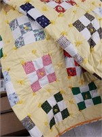 Heavy twin tied quilt