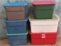 6-18-33 GALLON TOTES WITH LIDS