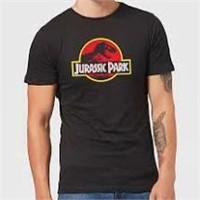 Jurassic Park Men's Medium Movie Logo T-Shirt,