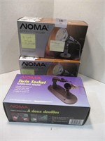 3 Noma Flood Light Holders - No Bulbs