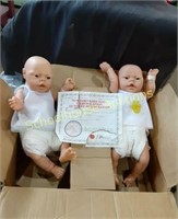 Babyville Bureau Newborns Twins new in box with
