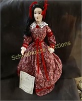Franklin Heirloom Doll "Beth" from Little Women