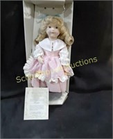 Franklin Heirloom Doll " Goldilocks " in original