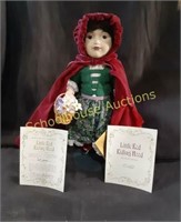 Franklin Heirloom Doll " Little Red Riding Hood"