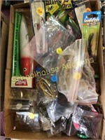 Flat of tons of hooks plus a some new in box