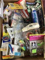 Flat of lures Hooks & other supplies