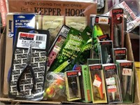 Flat of lures & other supplies