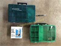 2 Plano tackle boxes, realistic tape eraser,