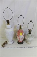 3 Electric Aladdin Lamps - In working condition