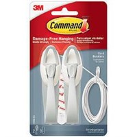 Command Brand Cord Bundlers 2 Pieces White