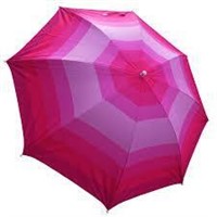 Mainstays Clip On Umbrella Pink With White Handle