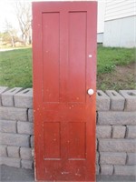 COLORFUL VINTAGE DOOR 26X74 INCHES