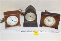 3 Vintage Electric Clocks