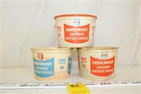 Vintage Foremost Containers, 1 w/lid