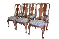 6 Ethan Allen Queen Anne Dining Chairs