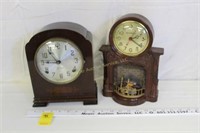 Two vintage clocks