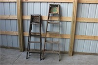 6' and 5' Wood Step Ladder
