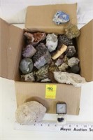 Box of Misc Rocks