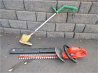 ELECTRIC HEDGE TRIMMER AND WHIPPER SNIPPER