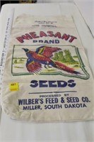 Wilber Seeds, Miller, SD Pheasant Seed Bag
