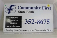 Community First Bank Sign