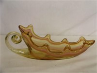 Decorative Glass Boat/Sleigh - 15.5" Long/ 6" Tall