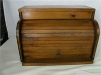 Wooden Bread Box: 18" Wide 12" Tall