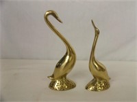 2 Brass Birds: Tallest 8"