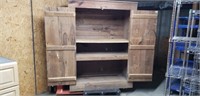 Large Antique Barnwood Primitive Cabinet Awesome